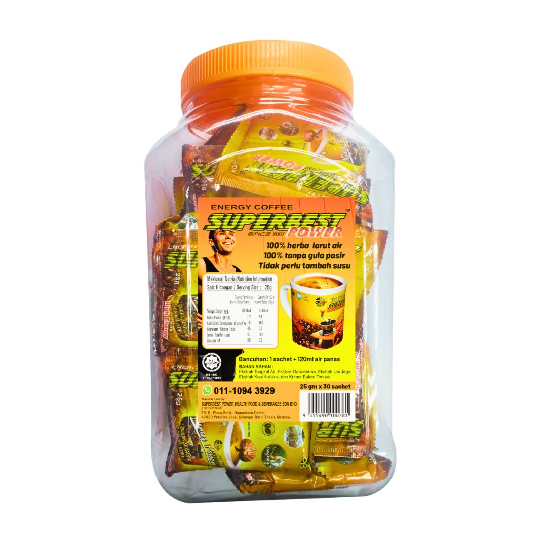 Kopi Superbest Power 25gm x 30 Sachets (Balang)